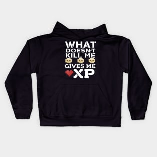 What Doesn't Kill Me Gives Me XP Kids Hoodie